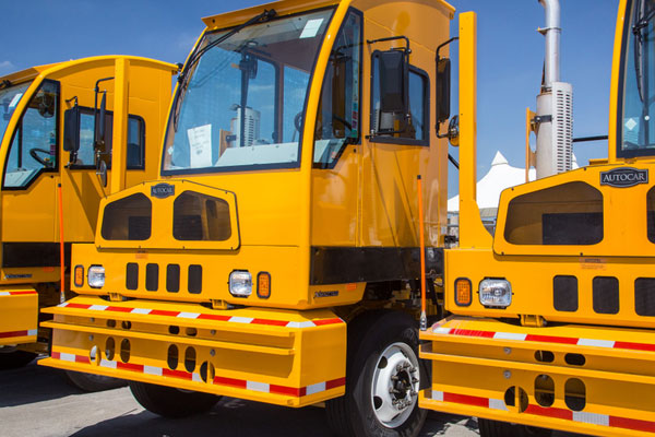 Yellow Spotter Trucks