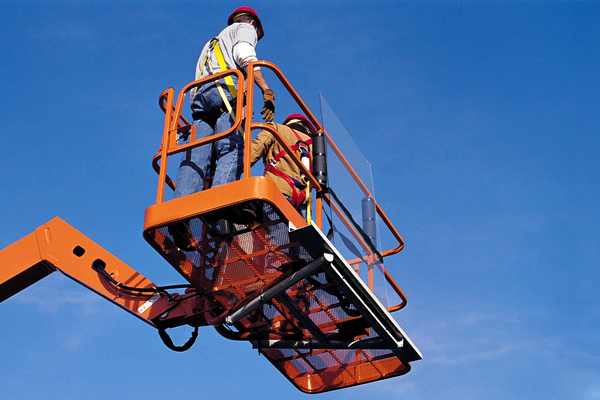 Glaziers in SkyGlazier Boom Lift