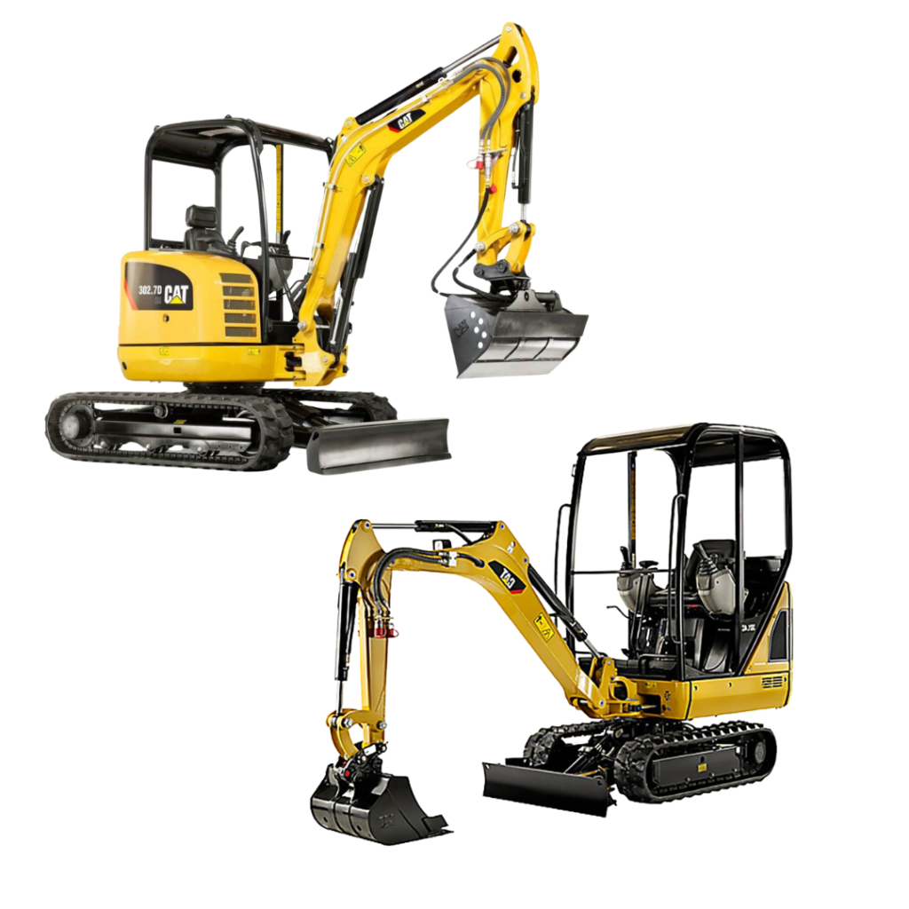 Yancey mini excavator rental models